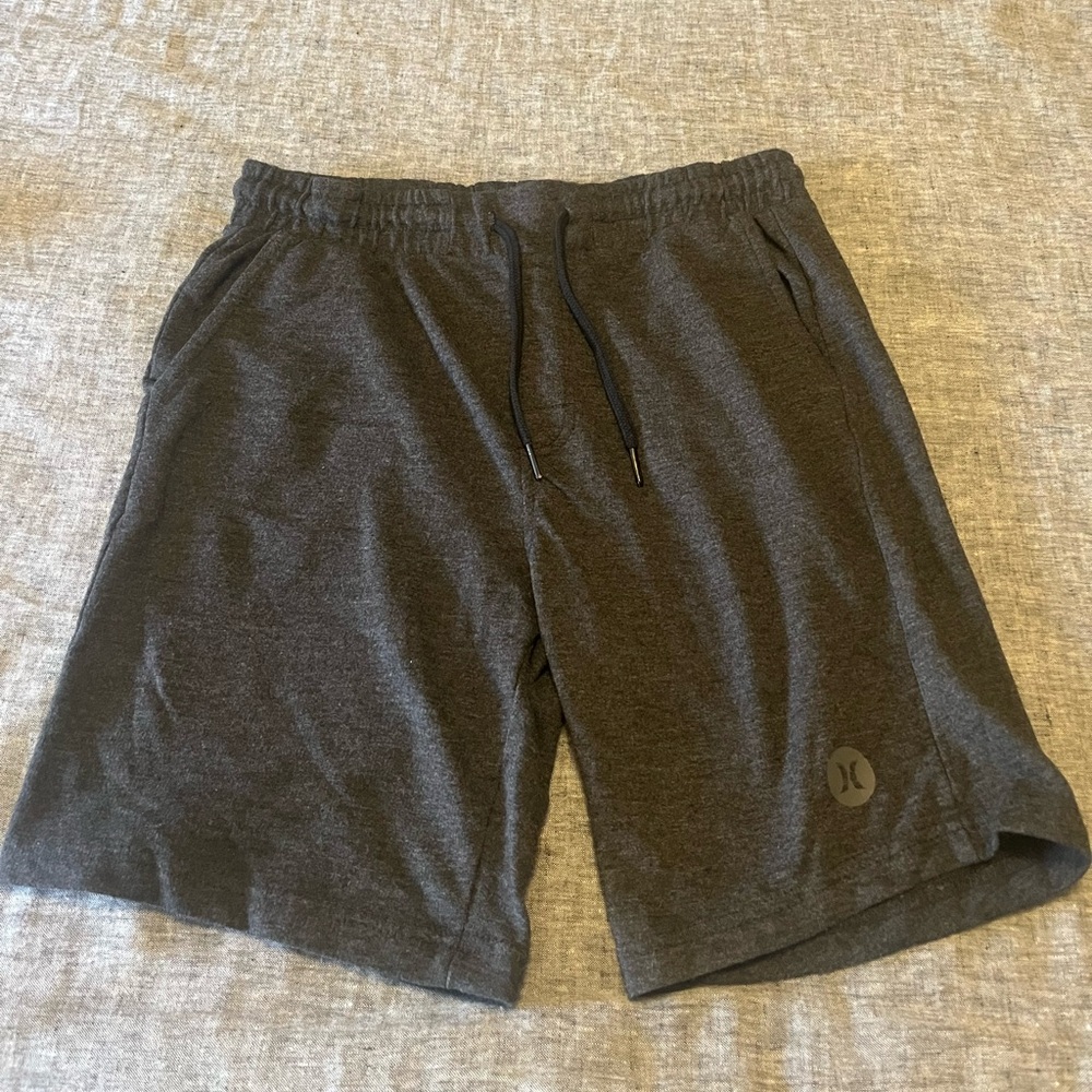 Hurley medium grey lounge shorts. Super soft